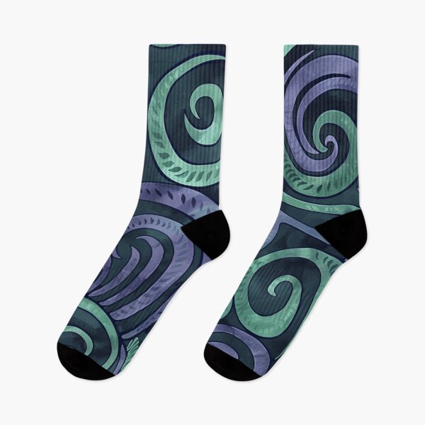 Item preview, New Zealand Māori Paua Pattern Koru Design 233 designed and sold by GrinGalore.