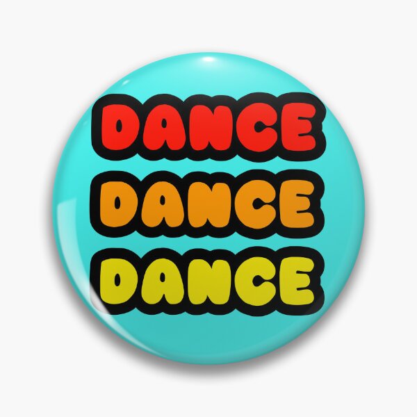 Item preview, DANCE DANCE DANCE Neon Reactive Glow Rave Wear Party Font Design - Warm Mix designed and sold by RainbowDoveShop.