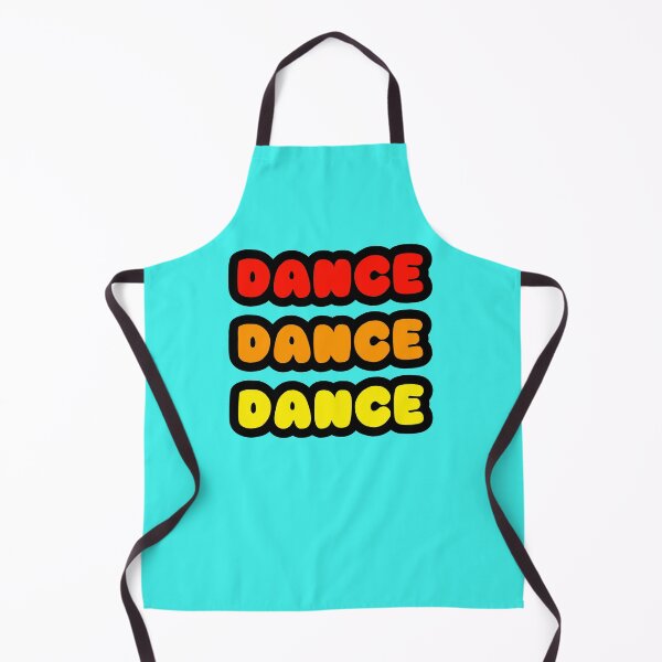 Item preview, DANCE DANCE DANCE Neon Reactive Glow Rave Wear Party Font Design - Warm Mix designed and sold by RainbowDoveShop.