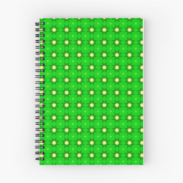 Item preview, Geometric Green and Yellow Star Pattern designed and sold by Genie-0750.