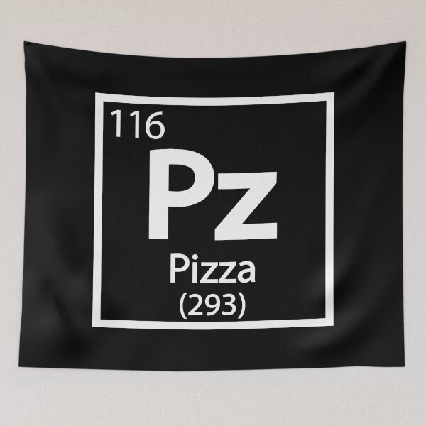 Artikelvorschau, Pizza-Element-Periodensystem entworfen und verkauft von TravelScientist.