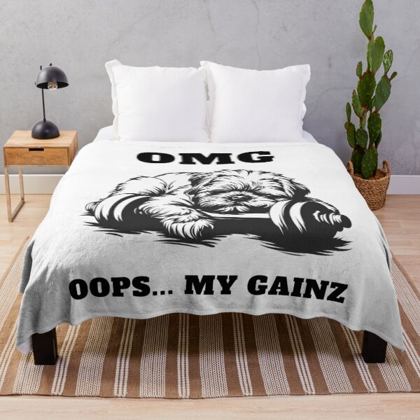 Item preview, Shih Tzu: OOPS, My Gainz! designed and sold by StoReprint1.