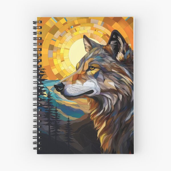 Item preview, Lobo al atardecer designed and sold by DappledMoon.