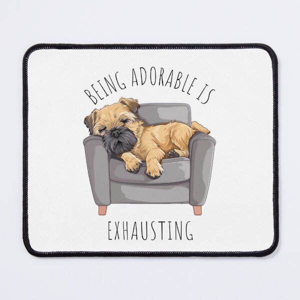 Item preview, Adorable Border Terrier: Exhausting Cuteness designed and sold by StoReprint1.