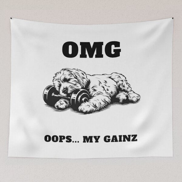 Item preview, Poodle: OOPS, My Gainz! designed and sold by StoReprint1.