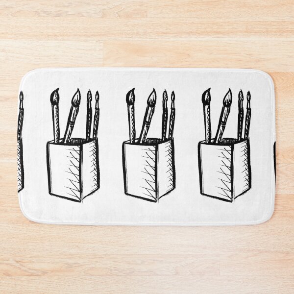 Item preview, Paint Brushes Black designed and sold by MagentaTwilight.