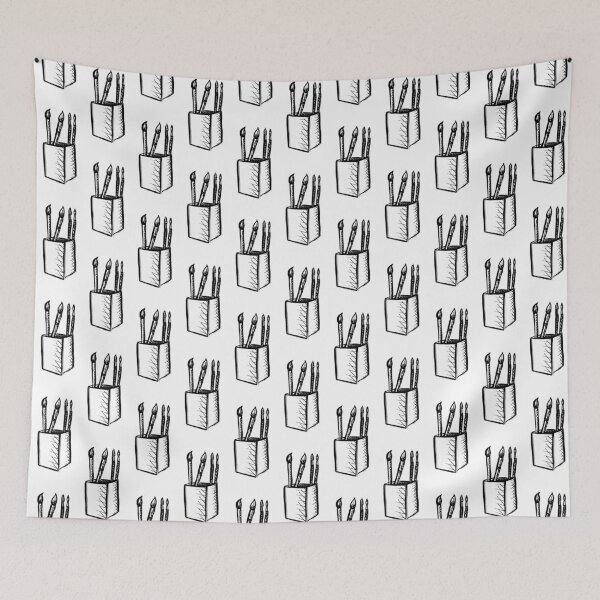Item preview, Paint Brushes Black designed and sold by MagentaTwilight.