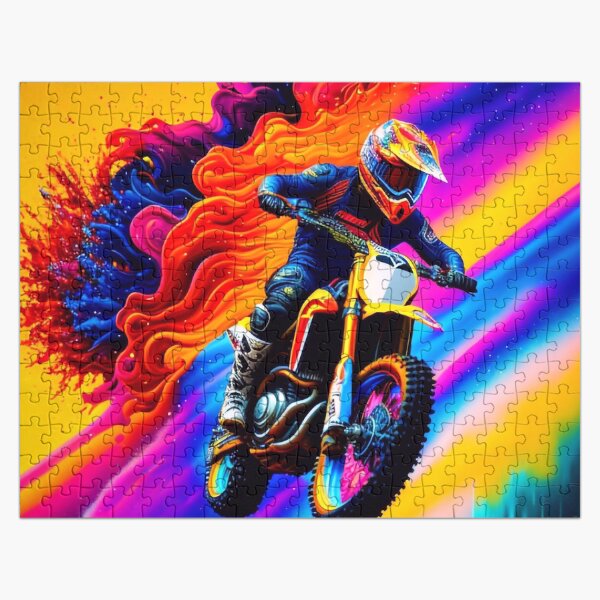 Item preview, Motocross rider is jumping  designed and sold by M-Y-A-R-T-.