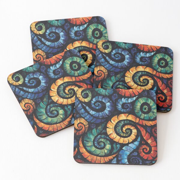 Item preview, New Zealand Māori Paua Pattern Koru Design 235 designed and sold by GrinGalore.