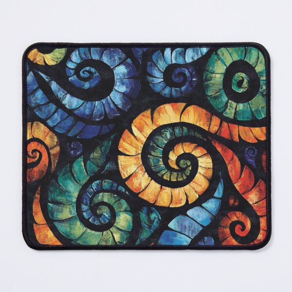 Item preview, New Zealand Māori Paua Pattern Koru Design 235 designed and sold by GrinGalore.