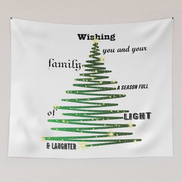 Item preview, Wishing this Season of Light & Laughter - Christmas designed and sold by GraphixKing999.