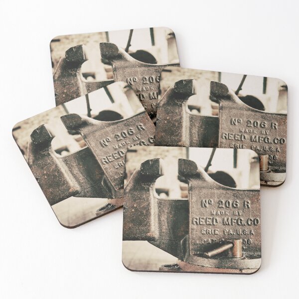 Item preview, Reed Manufacturing Vise - Vintage Washed Industrial Wall Art Print designed and sold by FraireDesign.