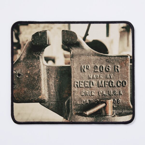 Item preview, Reed Manufacturing Vise - Vintage Washed Industrial Wall Art Print designed and sold by FraireDesign.