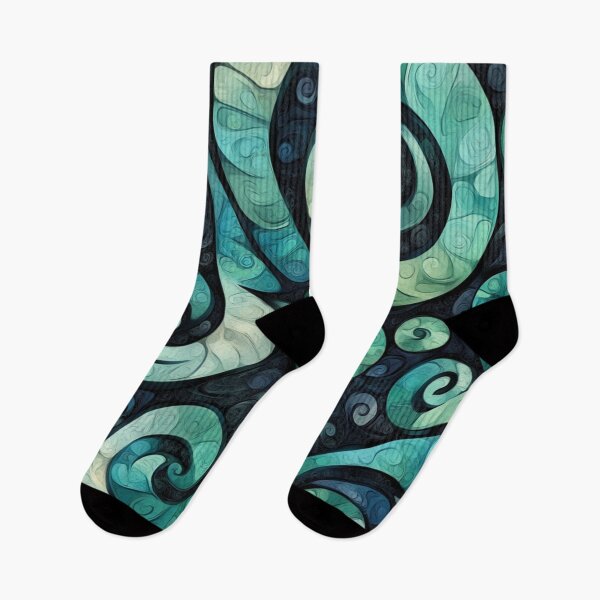 Item preview, New Zealand Māori Paua Pattern Koru Design 236 designed and sold by GrinGalore.