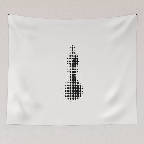 Item preview, Chess Black Bishop Halftone Effect designed and sold by trepiu.
