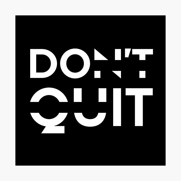 Item preview, Do It. Don't Quit. designed and sold by The magic  Yellow bus.