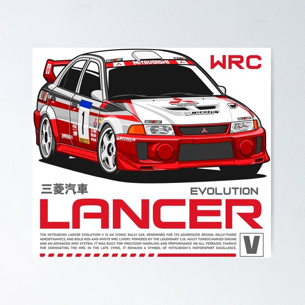 Item preview, Lancer Evo V WRC Rally designed and sold by squeal tires.
