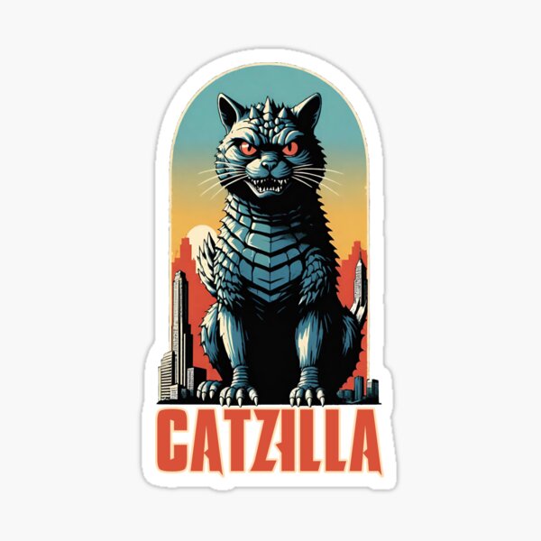 Item preview, CATZILLA KAIJU designed and sold by SlayPOPShop.
