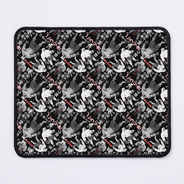 Item preview, Retro Vintage Cute Chibi Bulldog MMA Mixed Martial Arts Fighter with Japanese Fonts designed and sold by AkibaNation.