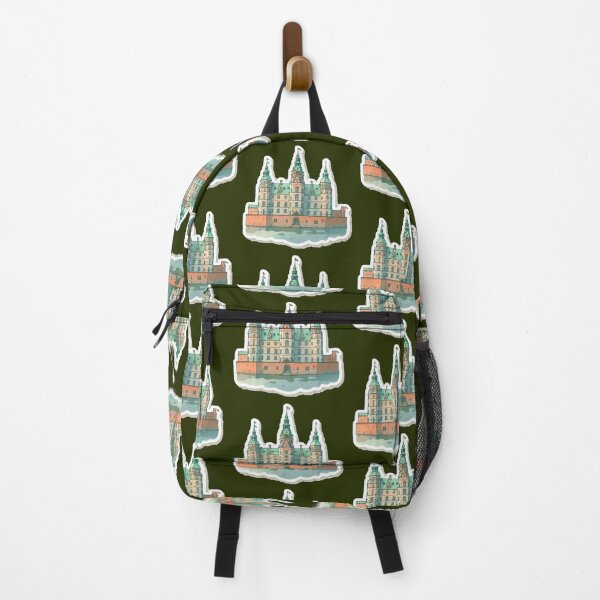 Item preview, Cute Minimalist Watercolor Sticker Design of Rosenborg Castle,   designed and sold by PaintMeWorld.