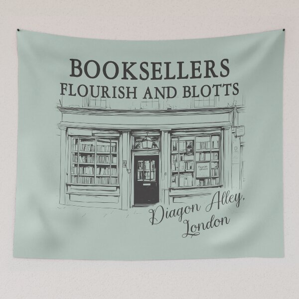 Item preview, Flourish Blotts Magical House T-Shirt designed and sold by GalenoHenley.
