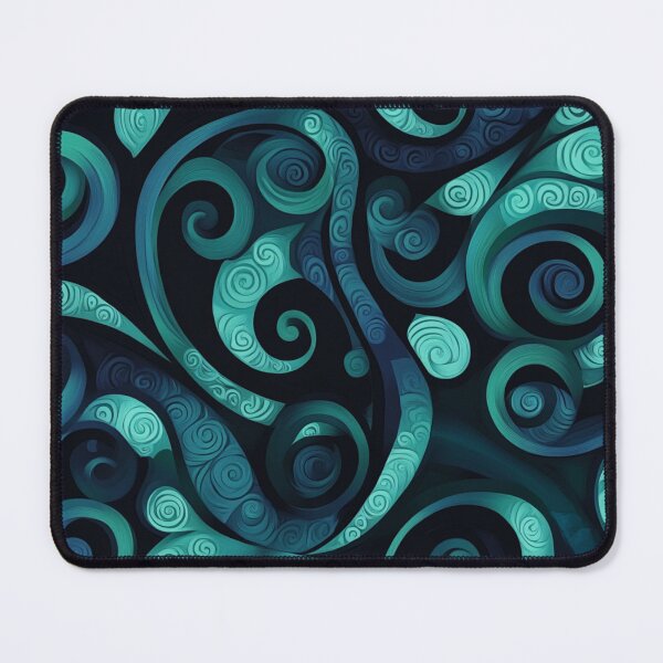Item preview, New Zealand Māori Paua Pattern Koru Design 237 designed and sold by GrinGalore.