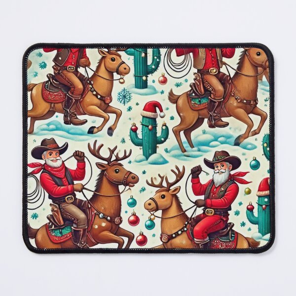 Item preview, Santa's Festive Rodeo designed and sold by GlassPenny.