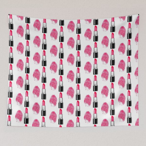 Item preview, Bold Lipstick and Fingerprint Art – Glamorous Pop Art Style designed and sold by Pastel-Pulse.