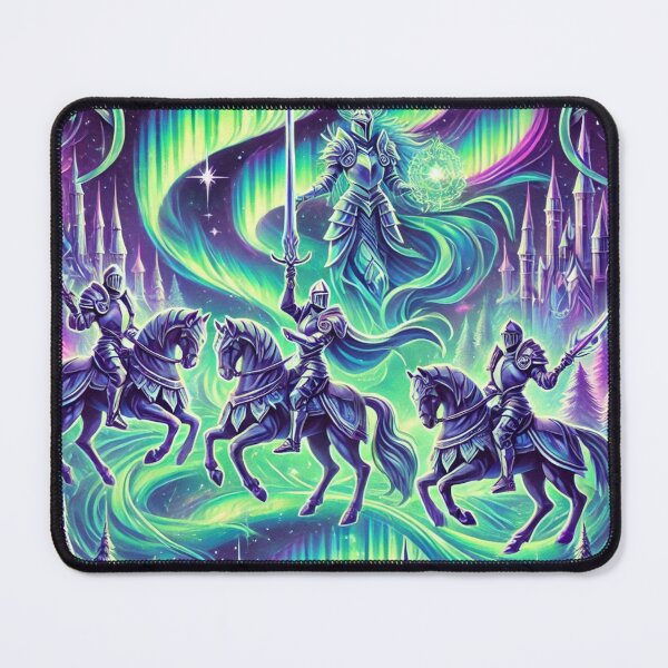 Item preview, Knights Under the Radiant Aurora Borealis designed and sold by TeslaSt0re.