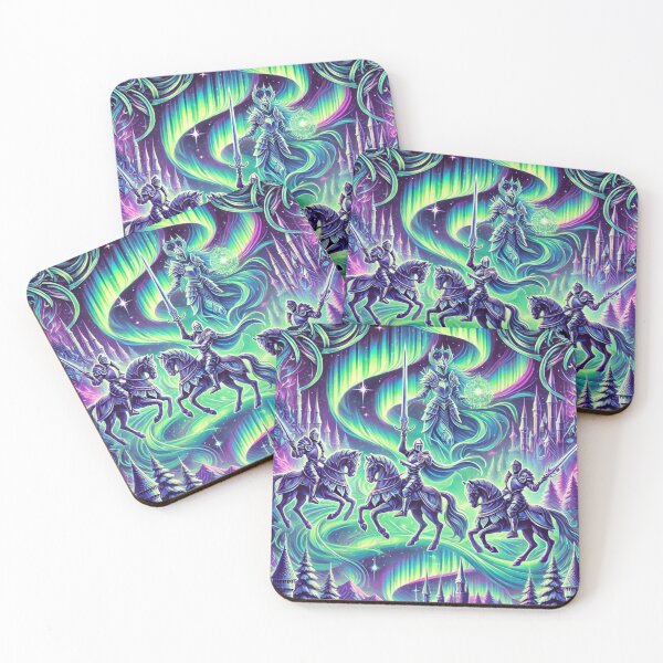 Item preview, Knights Under the Radiant Aurora Borealis designed and sold by TeslaSt0re.