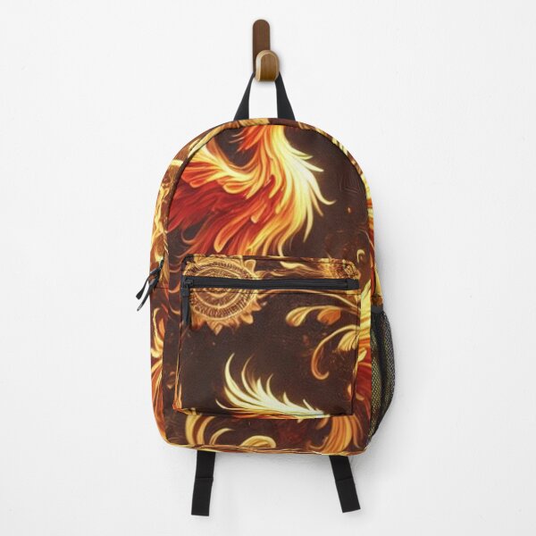 Item preview, Golden Phoenix Rising in a Fiery Floral Design designed and sold by TeslaSt0re.