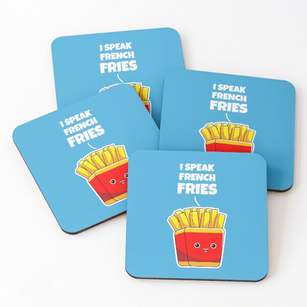 Item preview, I Speak French Fries designed and sold by Fanverse Merchandise.