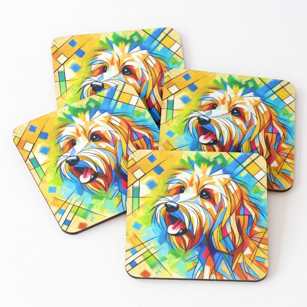 Item preview, Colorful Goldendoodle Delight designed and sold by ChrisButler.