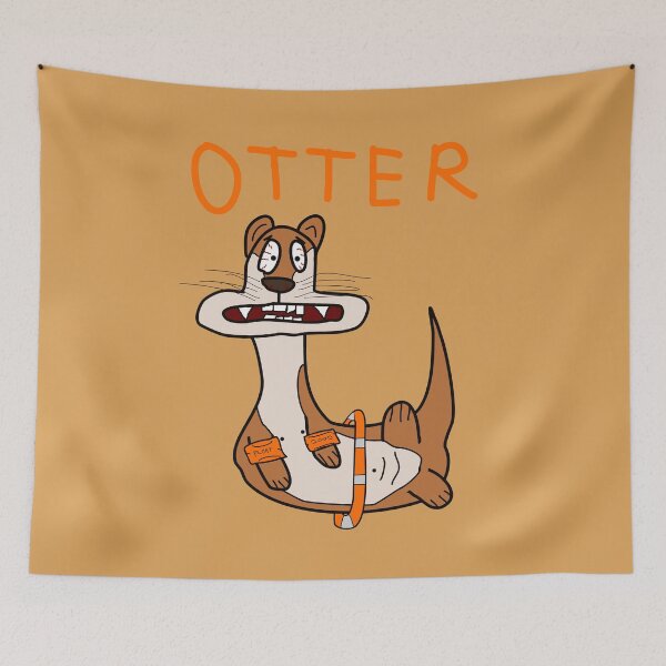 Item preview, Floating Otter designed and sold by LolBuy.