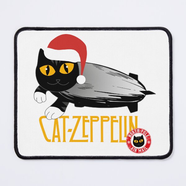 Item preview, Cat-Zeppelin Christmas designed and sold by A-mici-marina.
