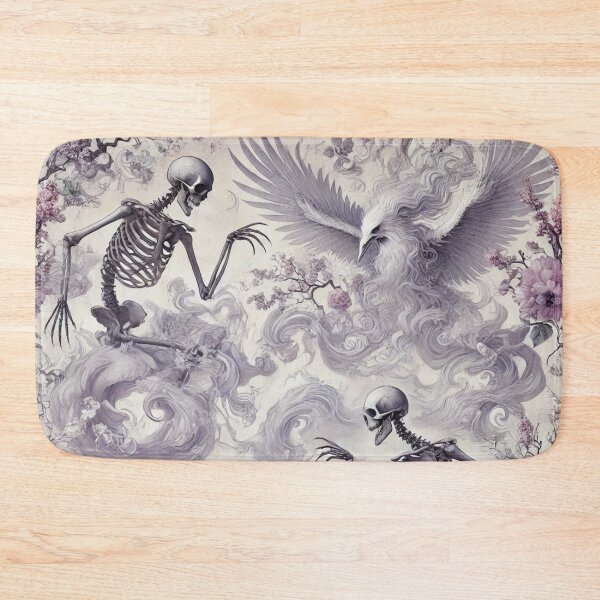 Item preview, Skeletons in an Ethereal Dance with the Spirit Phoenix designed and sold by TeslaSt0re.