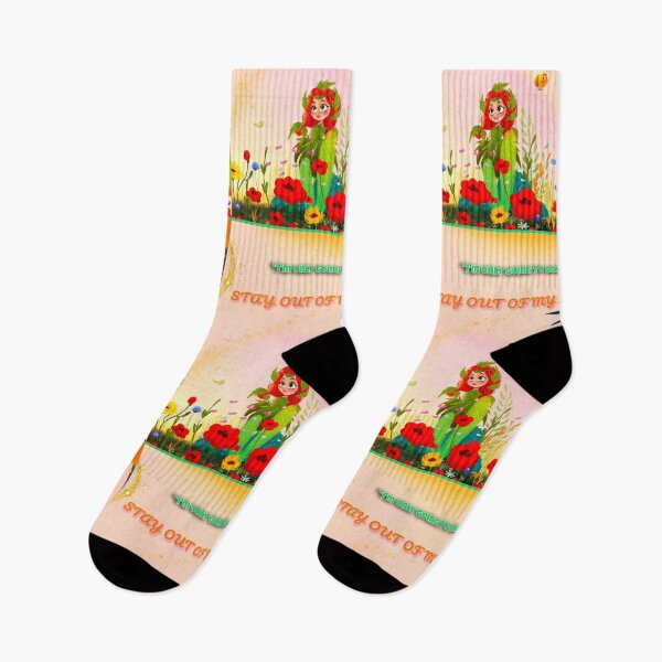 Item preview, "Stay Out Of My Flowers!" designed and sold by CATBUTT-DESIGNS.
