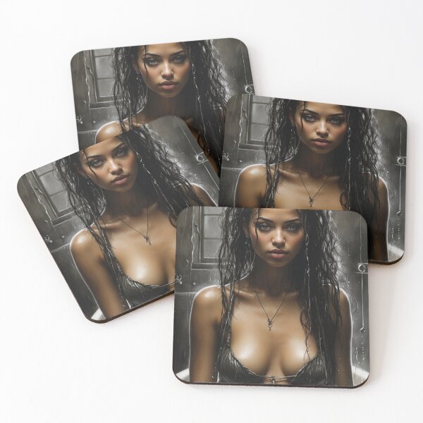 Item preview, Haunting Beauty in the Shadows - Gothic Bath Portrait designed and sold by photoparadise22.