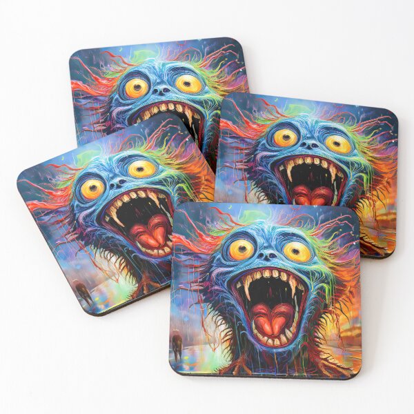 Item preview, Horror psychedelic painting of a monstrous figure designed and sold by Mikhail Palinchak.