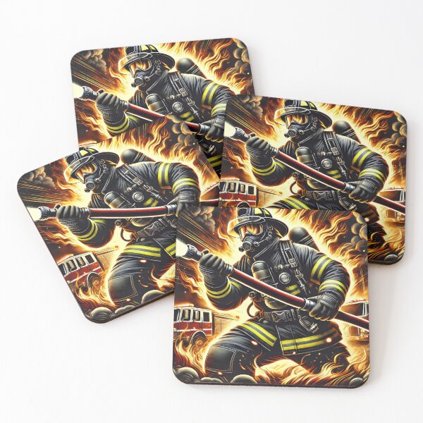Item preview, Firefighter in action designed and sold by SaNNty.
