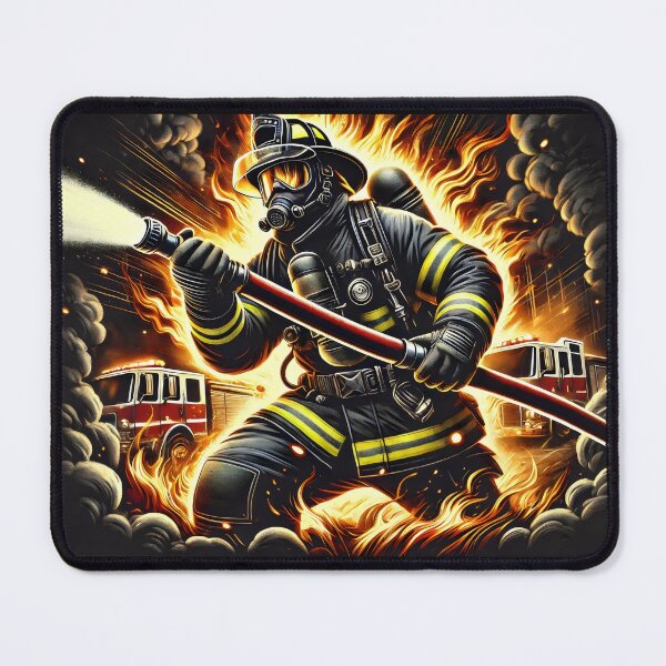 Item preview, Firefighter in action designed and sold by SaNNty.