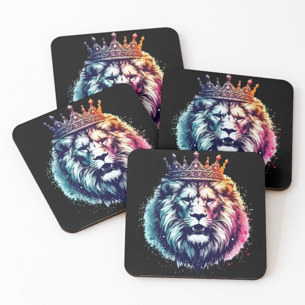 Item preview, Funny Lion King African Colorful designed and sold by TomFrontierArt.