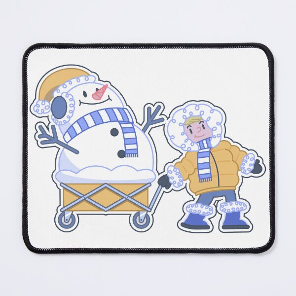 Item preview, Boy Walking with a Snowman designed and sold by Athicha44.