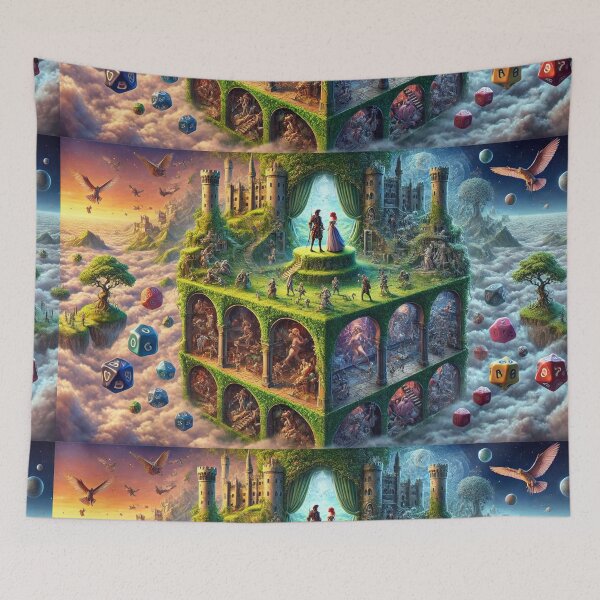 Item preview, Dreamworld Descent: A Fantasy Within a Fantasy designed and sold by Meta2Physical.