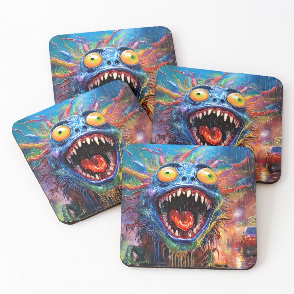 Item preview, Horror psychedelic painting of a monstrous figure designed and sold by Mikhail Palinchak.