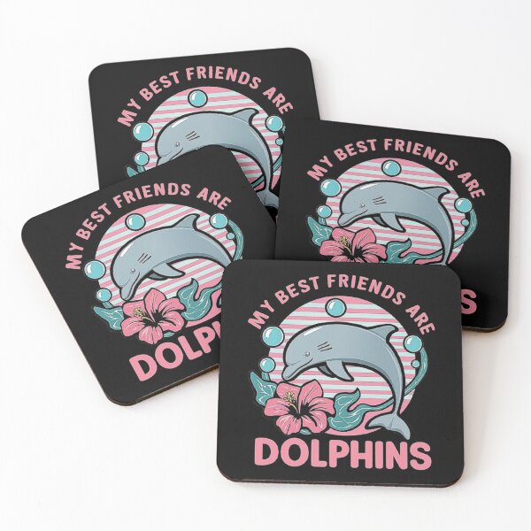 Item preview, My Best Friends Are Dolphins Illustration-For Dolphins Lovers designed and sold by love3617.