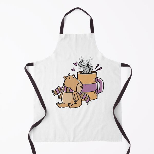 Item preview, Capybara and coffee designed and sold by jasmineberry.