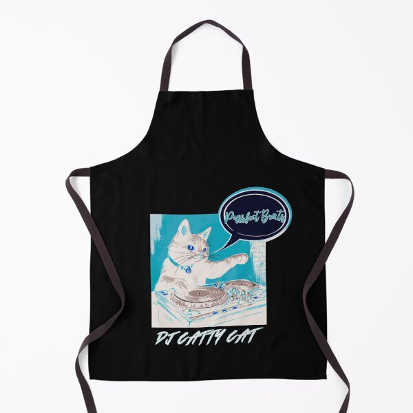 Item preview,  DJ Catty Cat with Purrfect Beats Negative Version designed and sold by Enea Kelo.