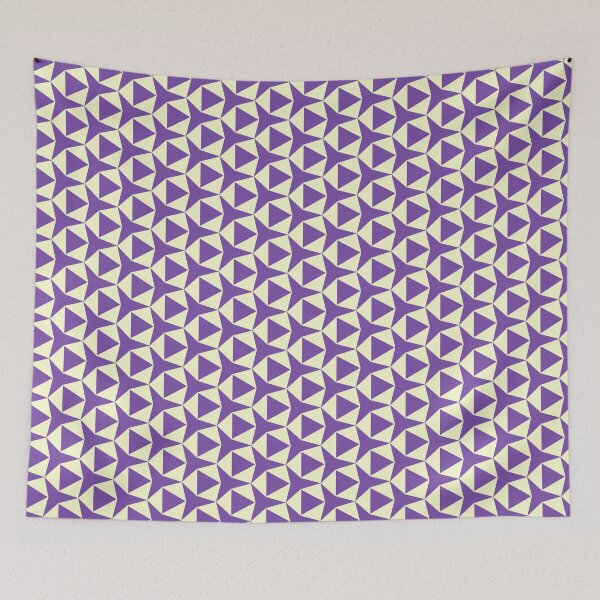 Item preview, Geometric Purple and Cream designed and sold by Genie-0750.