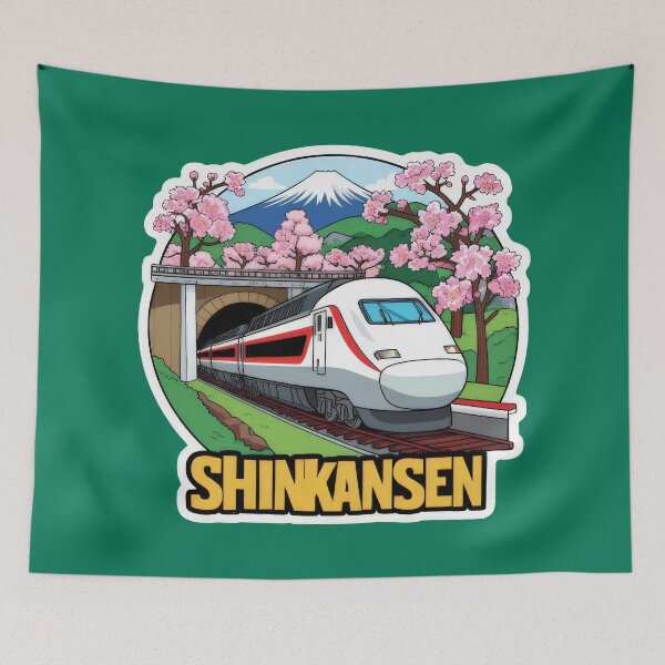 Item preview, Shinkansen Sticker I designed and sold by Digital Japan.